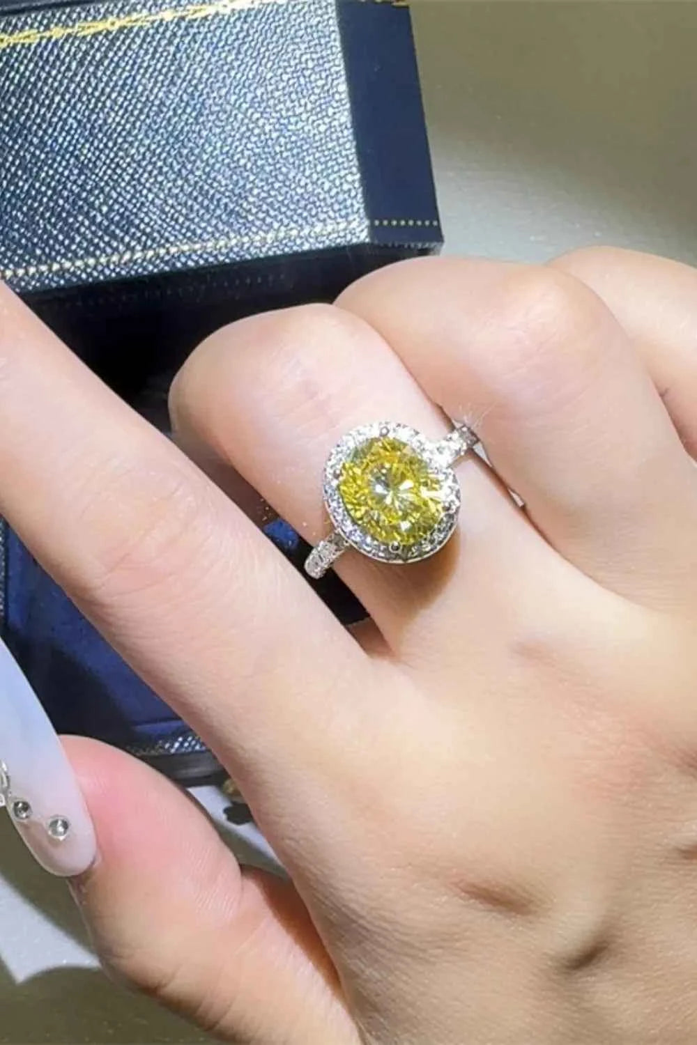 3 Carat Moissanite 925 Sterling Silver Ring 42f3f285-6279-451f-9c5f-28d61f350878-Max