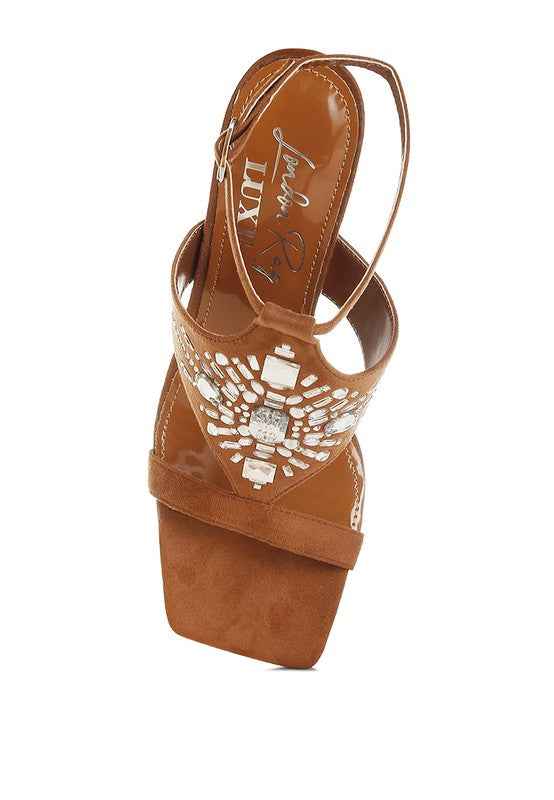 Warda Jeweled Shiny Stiletto Heels 43505867-0272-43dc-8c4f-09d5981674f3