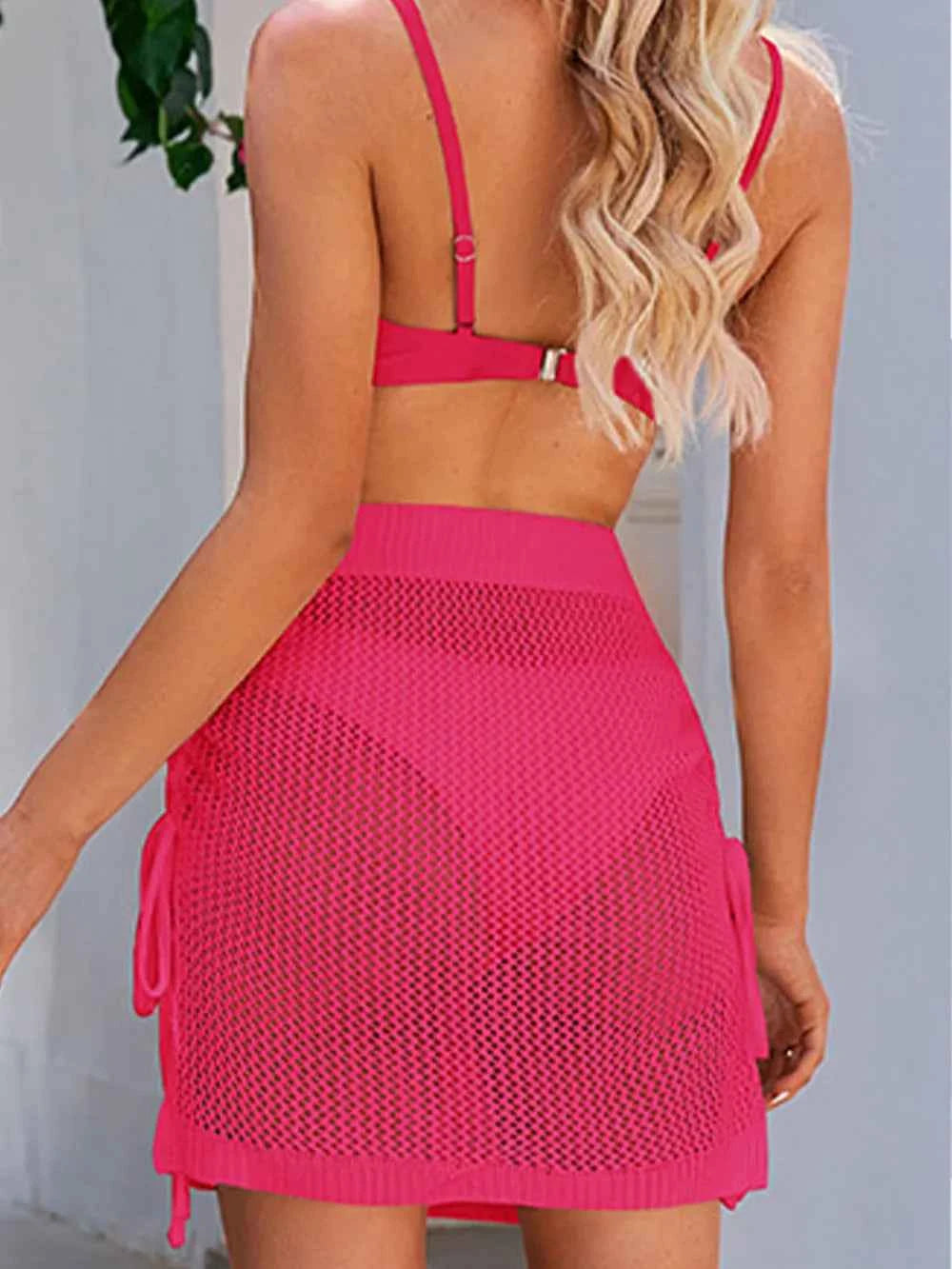 Drawstring Elastic Waist Swim Skirt 4358c0c1-5a3f-4647-a4c1-1a317790555b-Max
