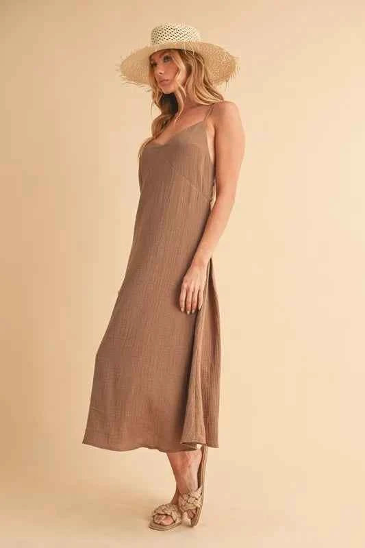 Side Button Midi Cami Dress 439230cc31914beab5bcf13a3ef5a9b2-Max-Origin