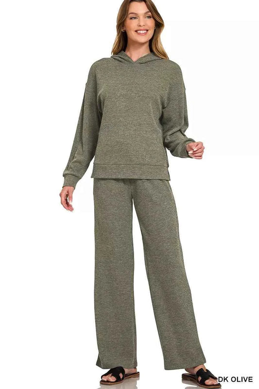 Ribbed Long Sleeve Hoodie 43c523b0c1be487795b95a75da818e3f-Max-Origin