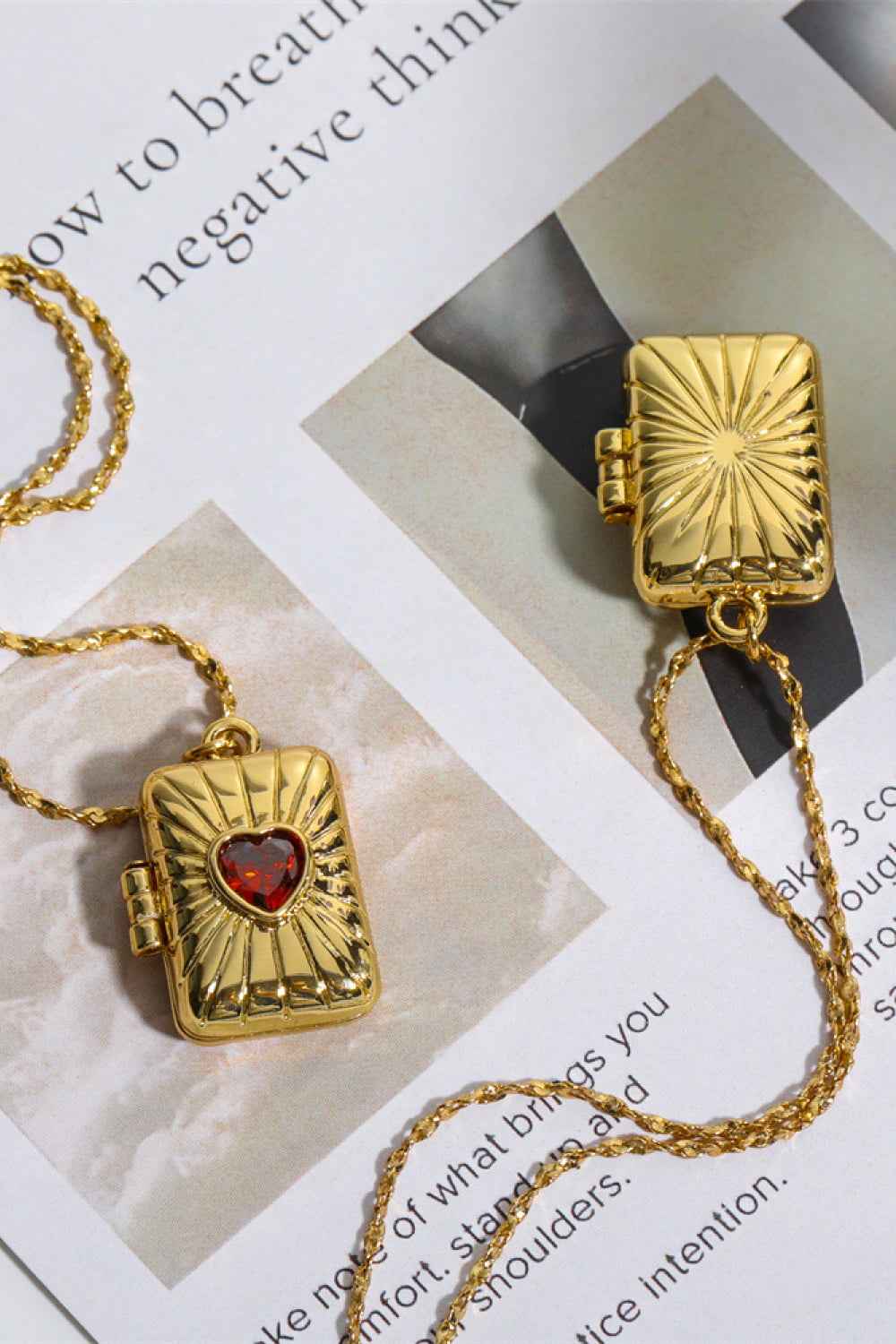 Heart Zircon Box Pendant Copper Necklace 43d17d28bc254c929f815a3da9a74be4-Max