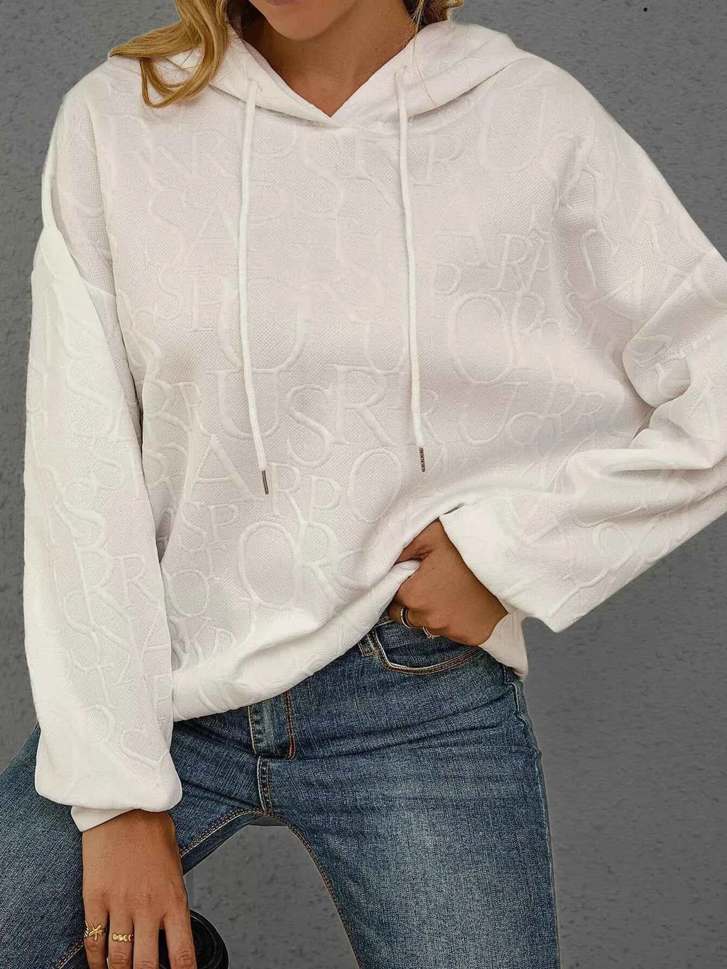 Full Size Embossed Lettering Casual Hoodie Plus Size 4401454847a84ae69b27830d6d59185c-Max-Origin