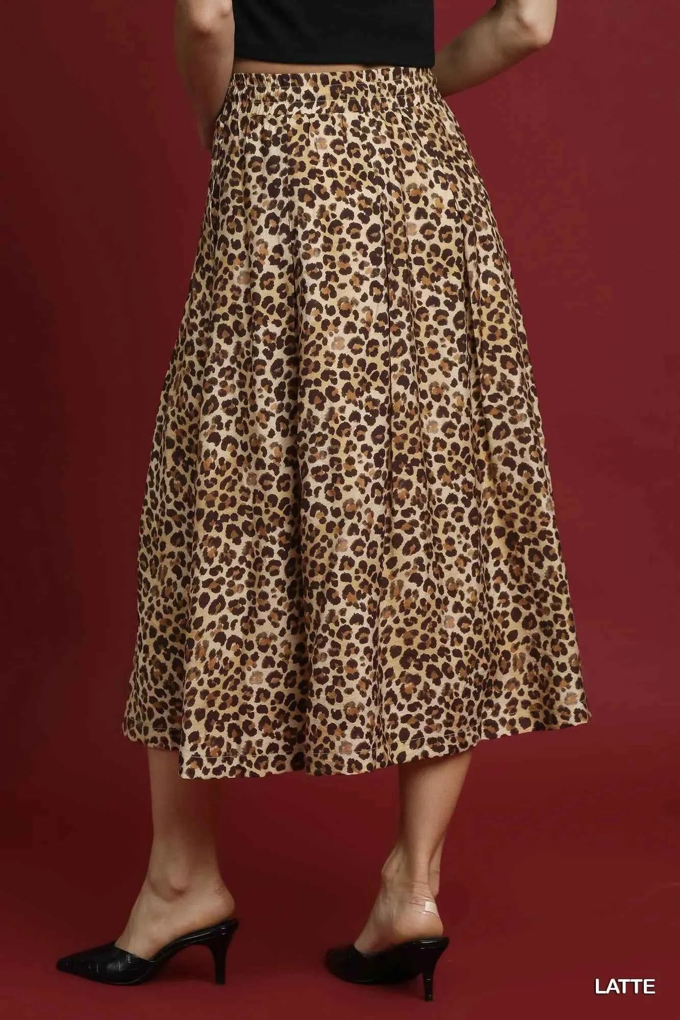 Umgee Drawstring Leopard Midi Skirt 440a178b-92b2-426b-bc81-224f6a6f239c-Max-Origin