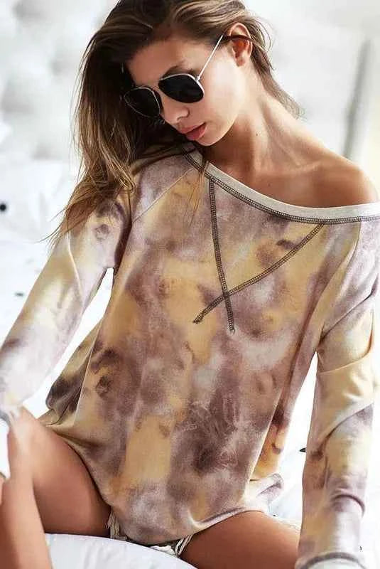 BiBi Tie Dye Terry Pull Over With Contrast Stitching 441483d65e244fd99eaf93e4c24ec14f-Max-Origin