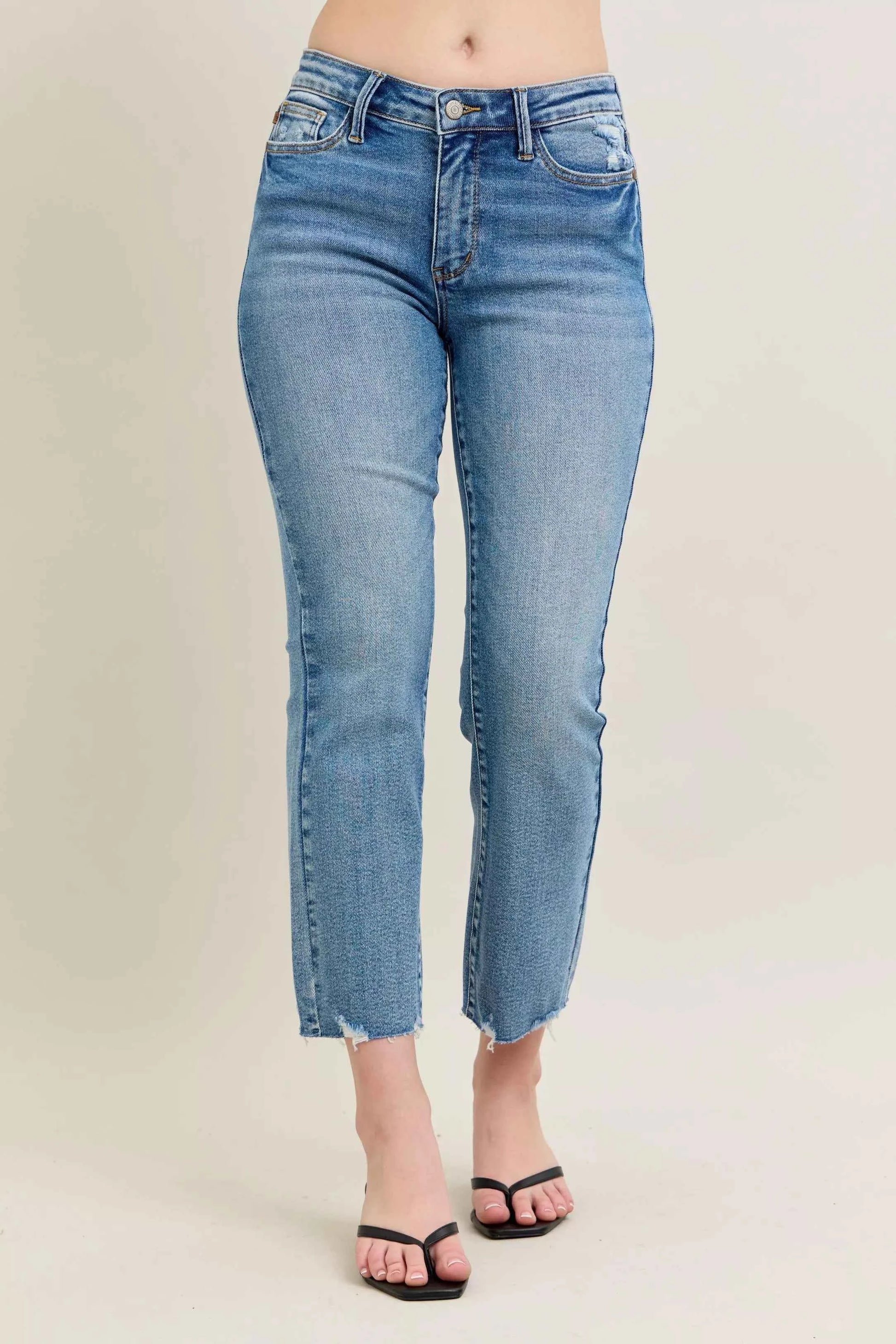 Judy Blue Mr Vintage Wash Destroy Hem Kick Flare Jeans 4428301ca276401f86ce314d3159911b-Max-Origin