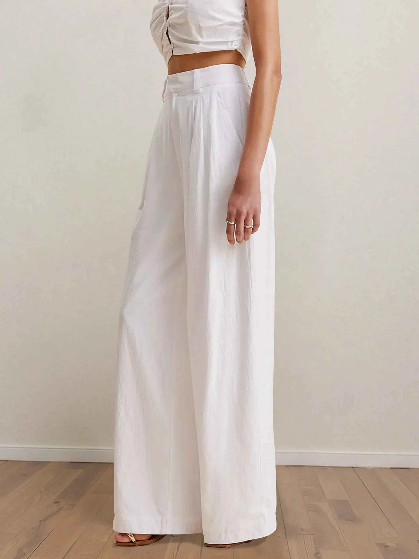 Strapless Peplum Top and Wide Leg Pants Set 442aa7c8-25f6-4ec8-864d-d49f6a005dc1-Max-Origin