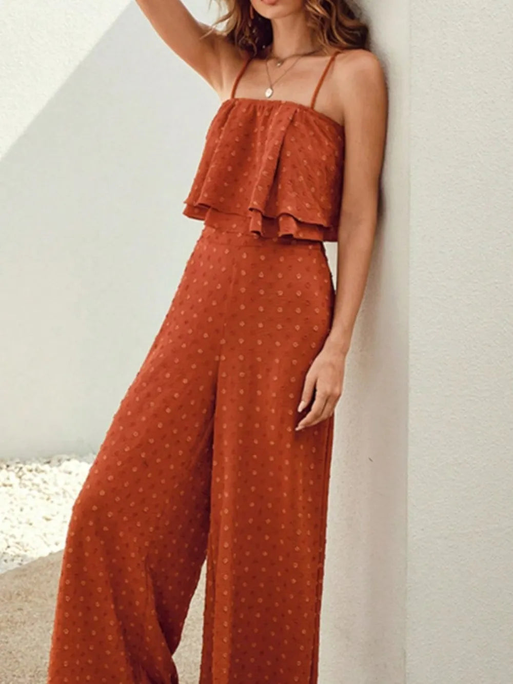 Swiss Dot Layered Cami and Pants Set 442c588c-620b-4840-8dc2-5d6763231801-Max