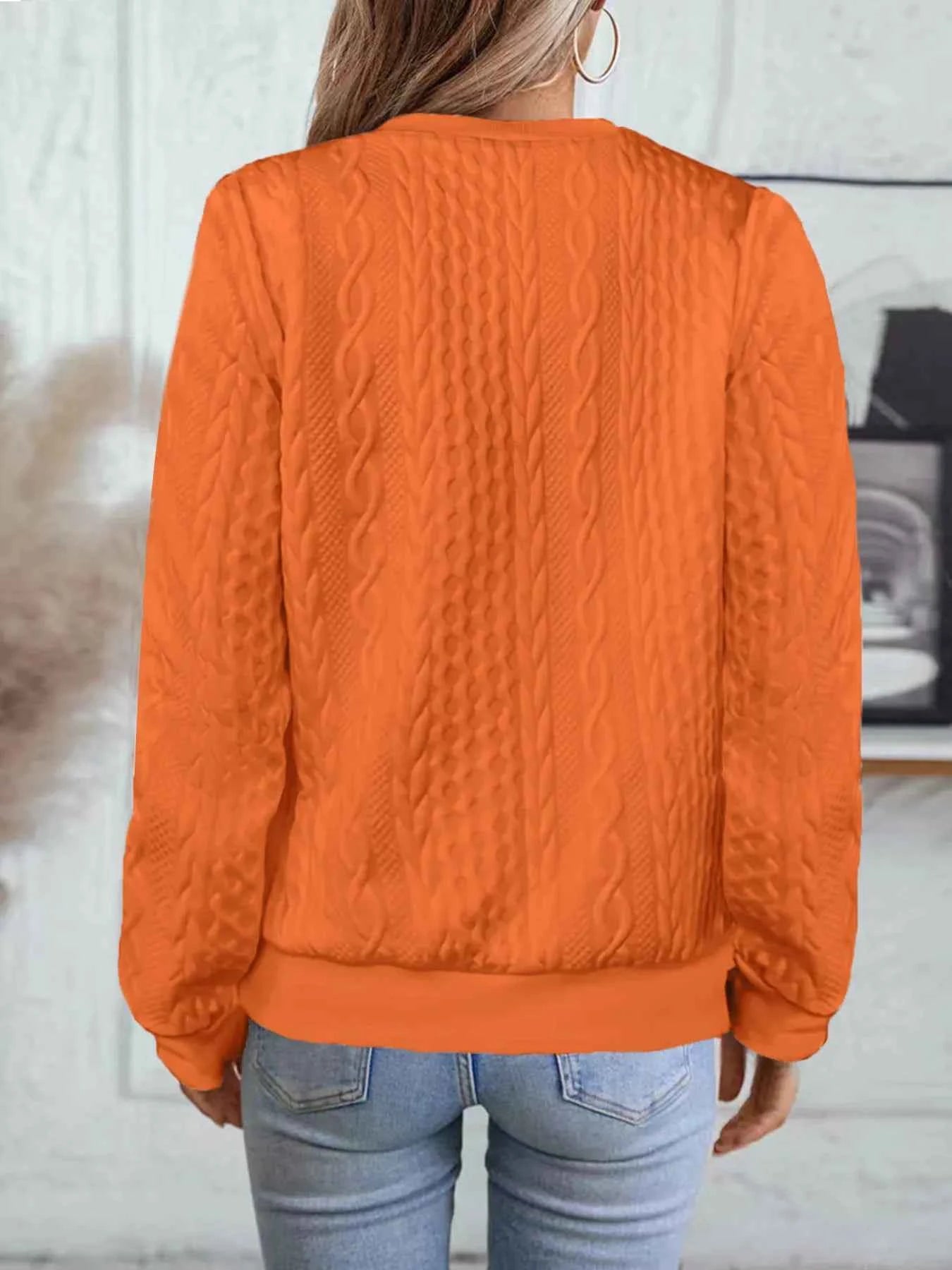 Texture Zip Up Long Sleeve Jacket 4442ed37aba74f73b592ffeb2031c127-Max-Origin