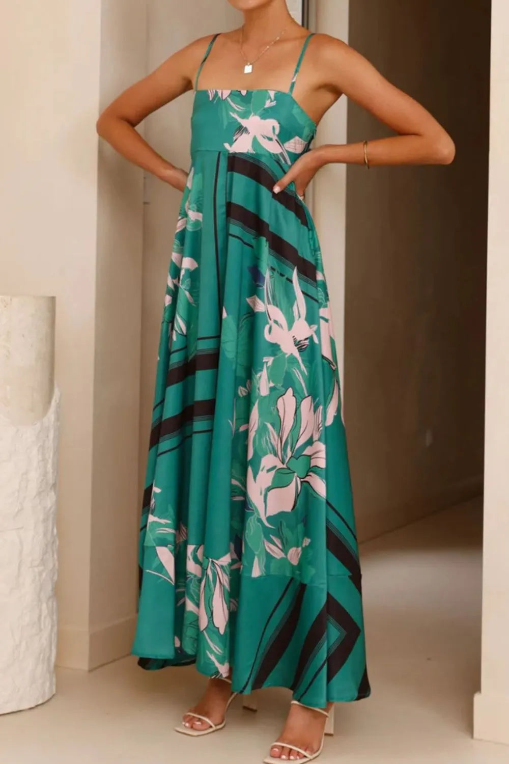 Printed Square Neck Cami Maxi Dress 448ec74d-0342-49a2-8971-9bee55e8bec8-Max-Origin