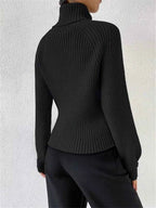 Ribbed Knit Turtleneck Sweater 44d00705003042d4b2d7c6cb1fdbdc90-Max-Origin