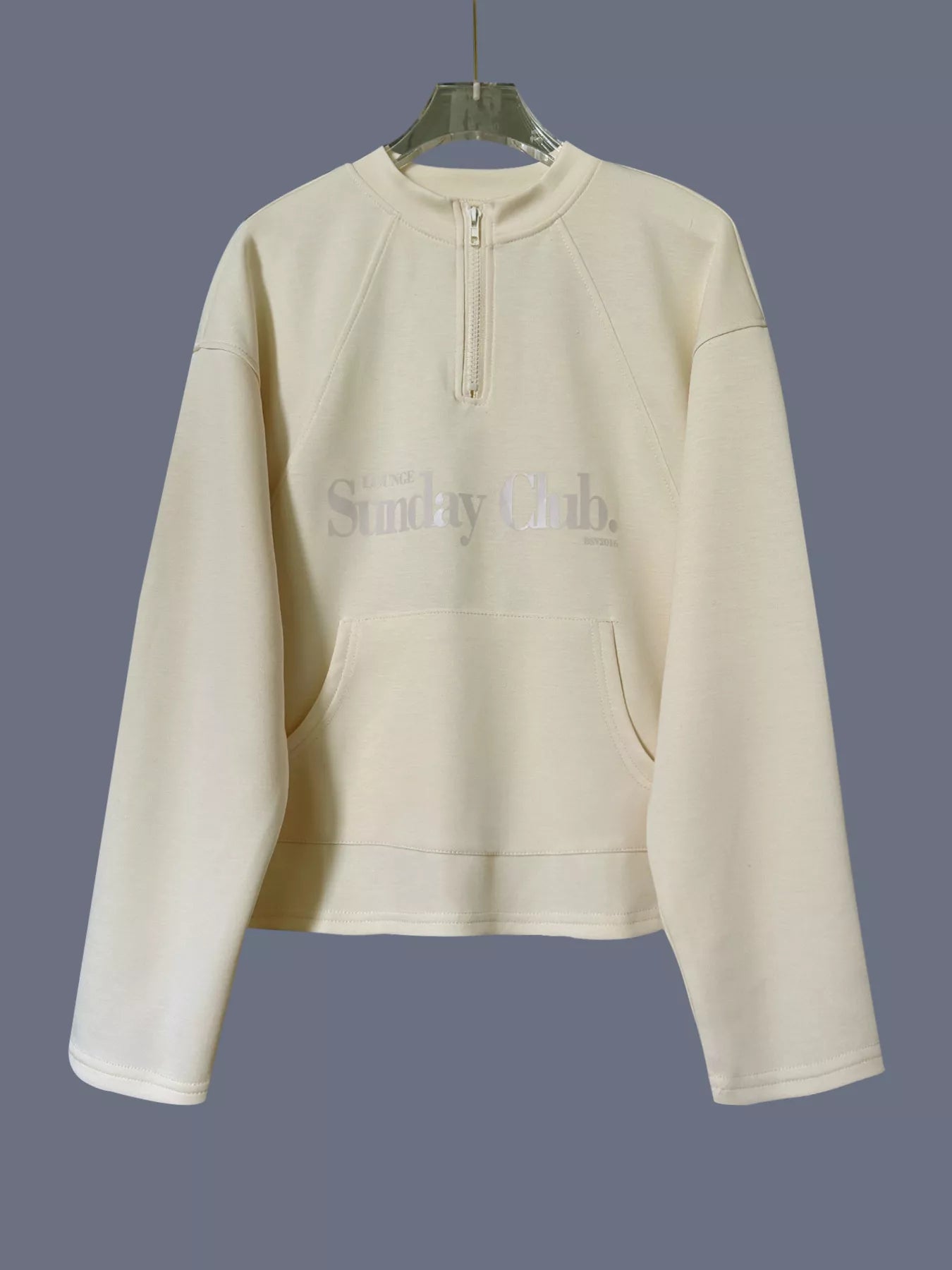 Quarter Zip Raglan Sleeve Sweatshirt 44decdfebbf4446eb0ae306595a7a398-Max-Origin