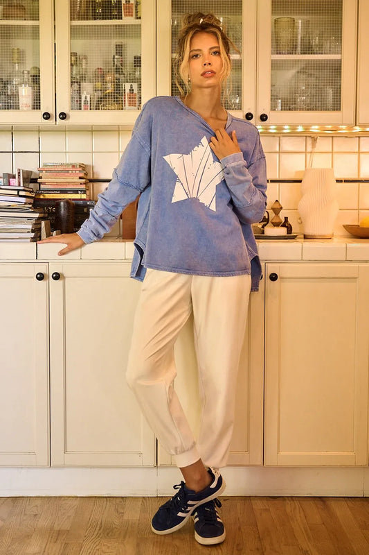 Star Graphic Mineral Wash Long Sleeve Top 44e0ceff6c084c22bb32da220611c51e-Max-Origin