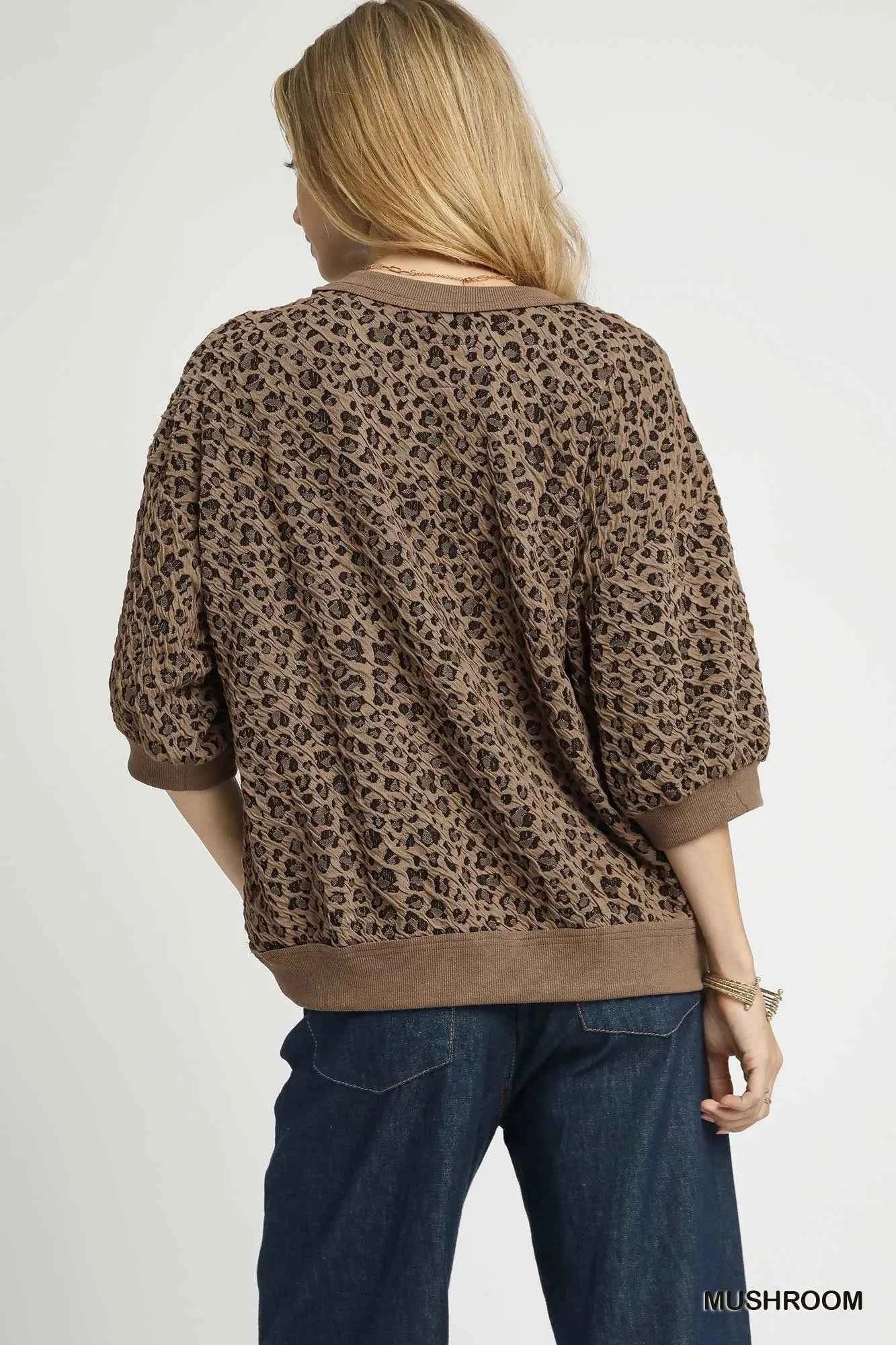 Umgee Oversized Leopard Round Neck Sweatshirt 44e374c9-ba06-48b5-a5b8-89dd564cfb20-Max-Origin