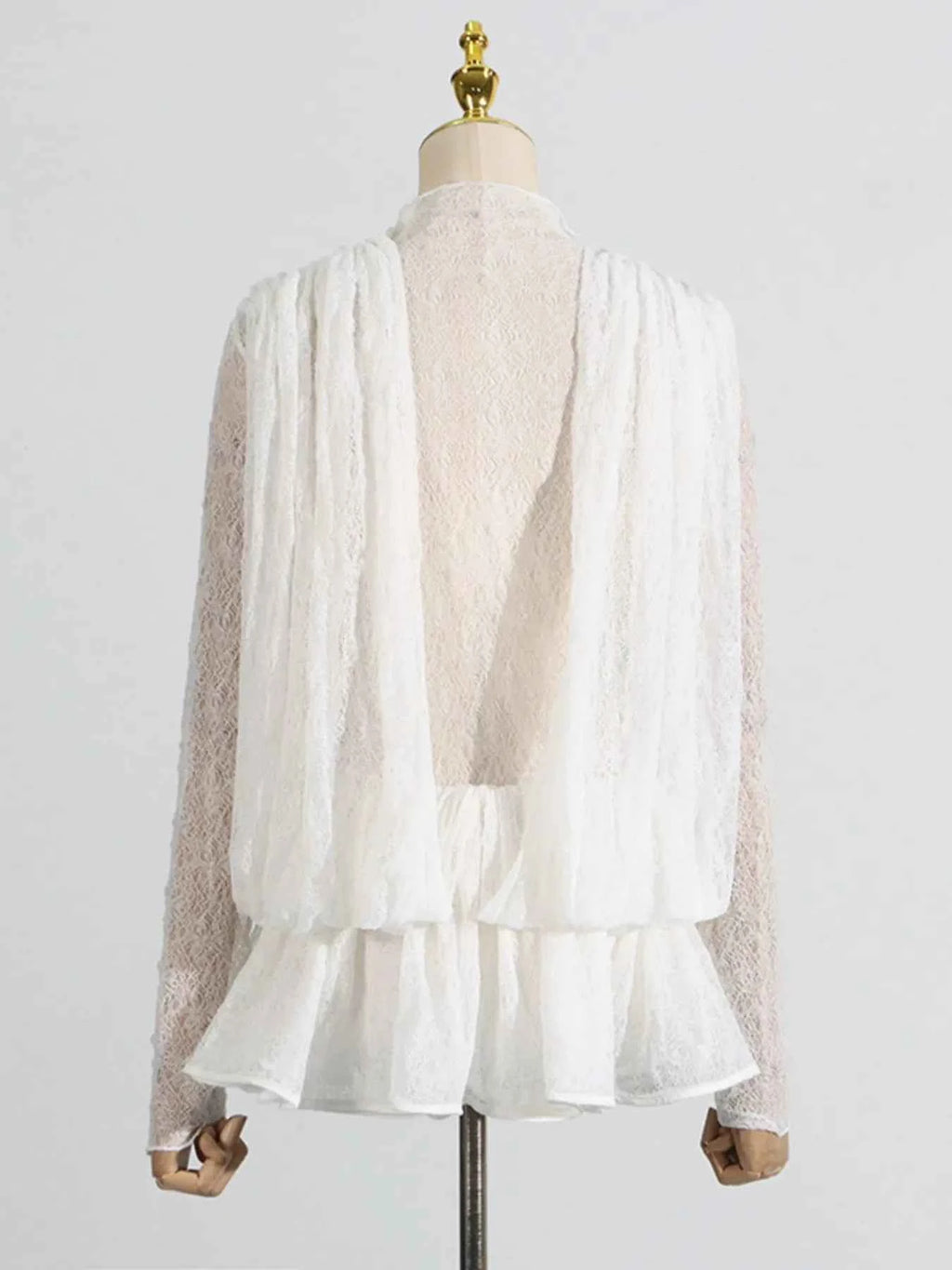 Ruffled Hem Lace Mini Dress 44efc0f52707405ea99b9948f4abe742-Max-Origin