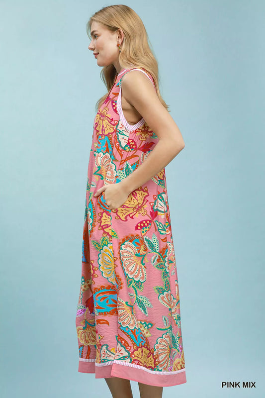 Paisley Floral Sleeveless Midi Dress 451ce9a2-c560-49dd-be0b-2c99fc9e67b3-Max-Origin