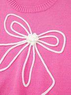 Ribbed Hem Long Sleeve Sweater 4536cdc1e2c84fefa0f37eb3c983badb-Max-Origin