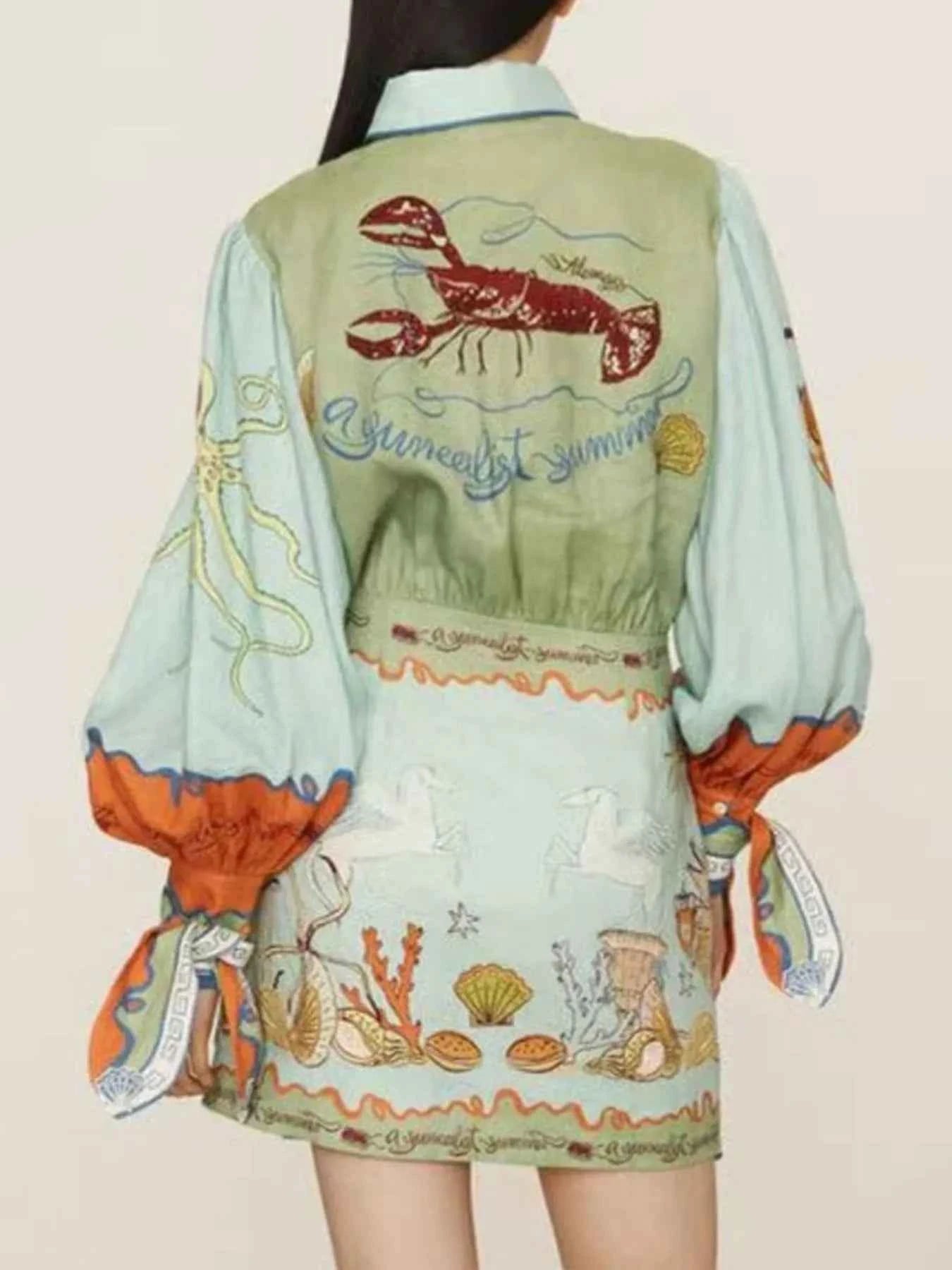 Printed Long Sleeve Shirt Dress 455e0b21-d1dd-4d7d-9b19-6340ac7571be-Max-Origin