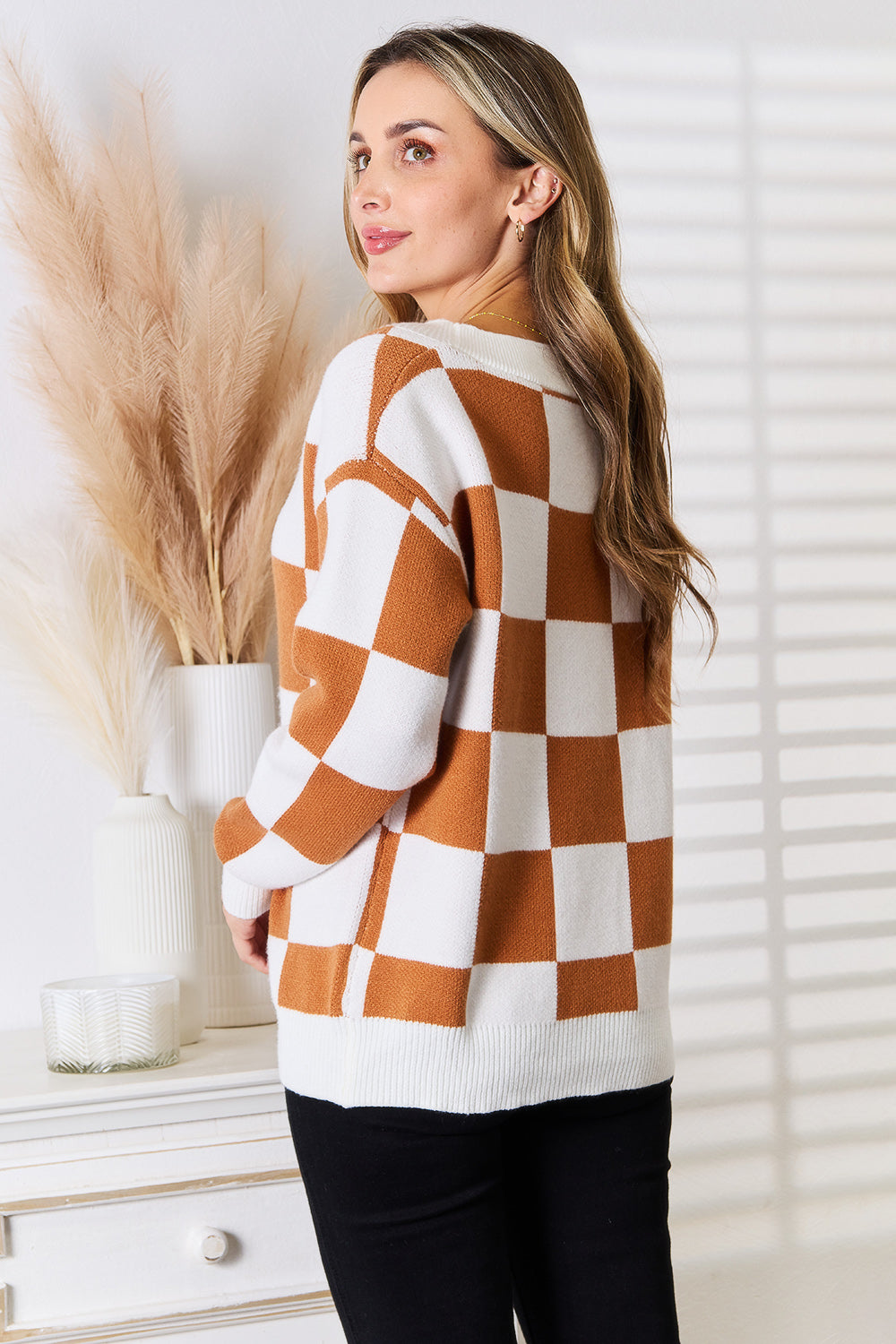 Angel Wings Double Take Button-Up V-Neck Dropped Shoulder Cardigan 455eaf108a3f4edda44e6572cea2316c-Max
