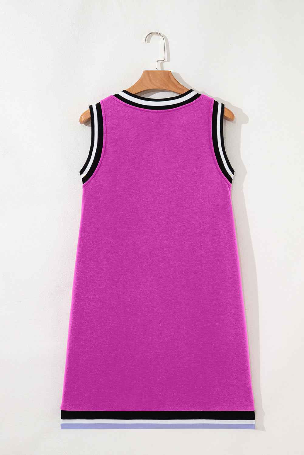 Mint Green Contrast Trim V Neck Sleeveless Mini Dress 4571a13dfe52b239
