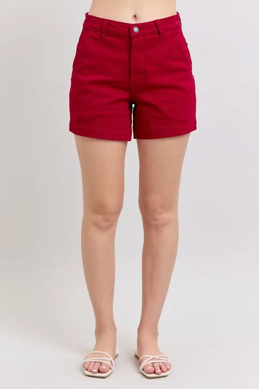 Judy Blue Full Size High Waist Tummy Control Garment Dyed Heart Shaped Denim Shorts Plus Size 458fcf209a9946ab9c4515867f69c439-Max-Origin
