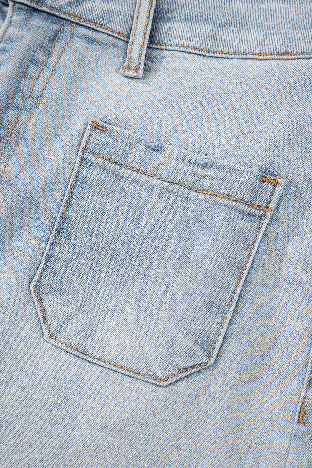 Beau Blue Light Wash High Rise Denim Shorts 45968c75f829e476