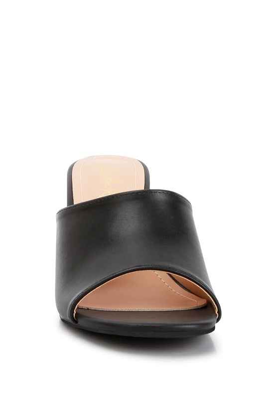 ADDIE Block Heel Slip On Sandals 45b14187-21fa-4f94-bff4-313ef12a2165