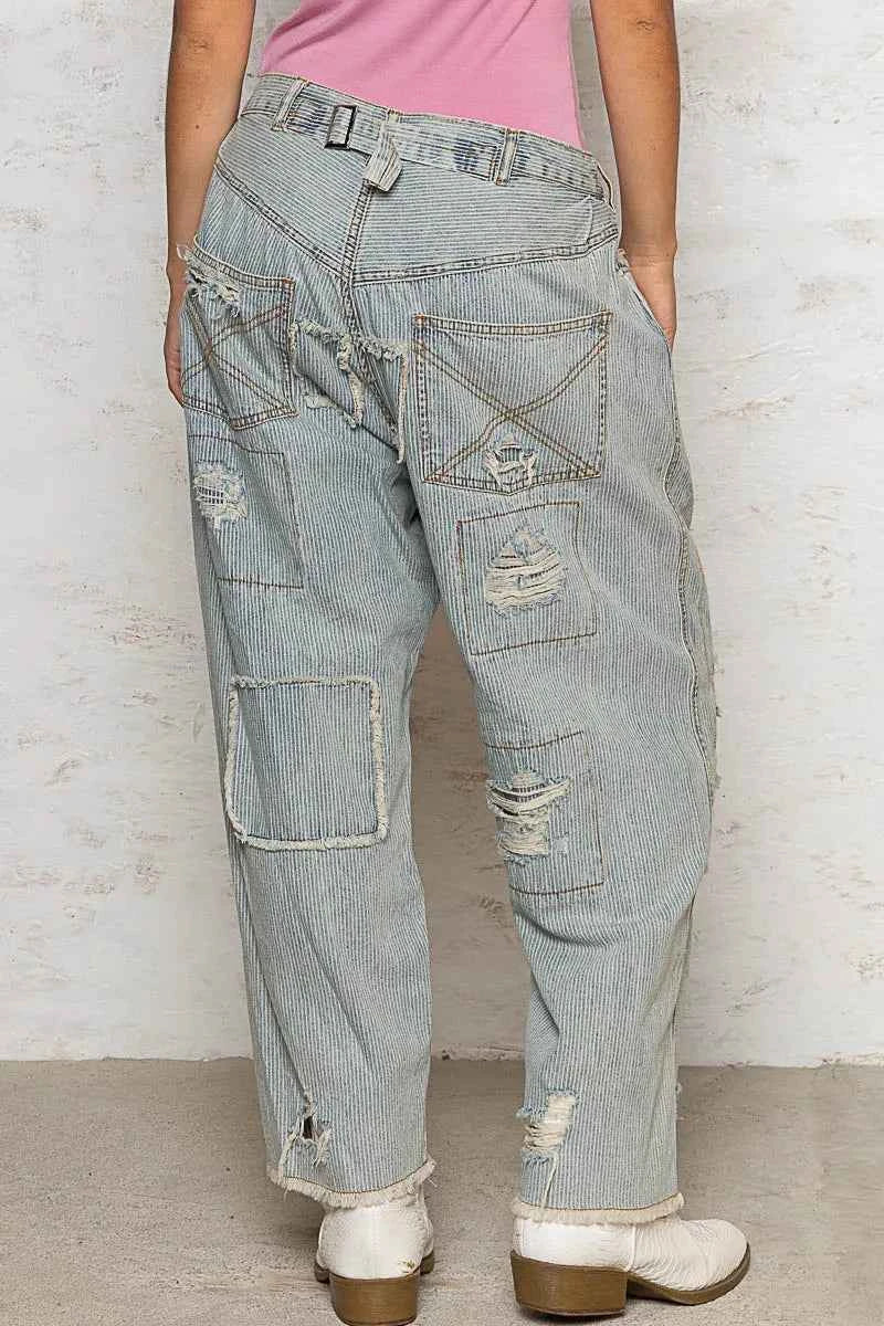 POL Distressed Raw Hem Wide Leg Pants 45d13240-487c-454b-b79c-d12ec5f2f241-Max-Origin