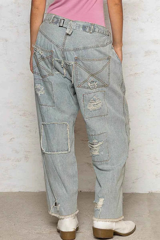 Distressed Raw Hem Wide Leg Pants 45d13240-487c-454b-b79c-d12ec5f2f241-Max-Origin