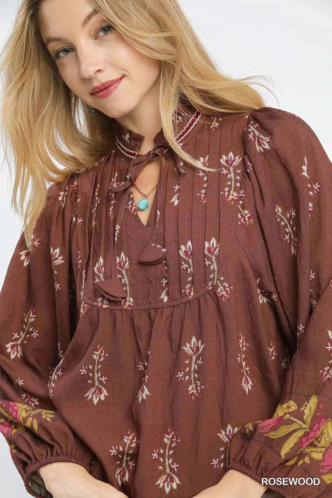 Umgee Floral Boho Peasant Blouse 45d42c4a-1f88-4232-b89e-fc9adf06309a-Max-Origin