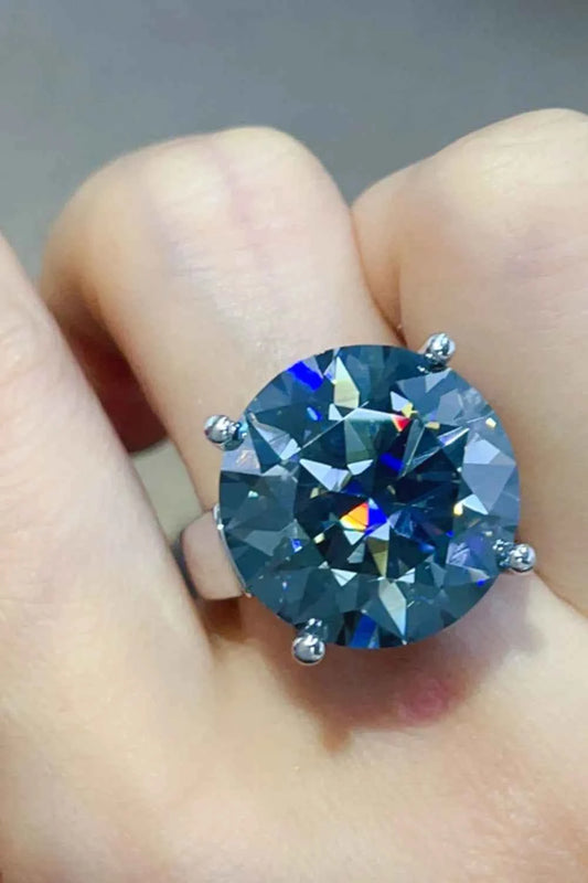 20 Carat Moissanite 925 Sterling Silver Ring Royal Blue 45dc460f-e255-48c8-a760-45b5023e5ea0-Max