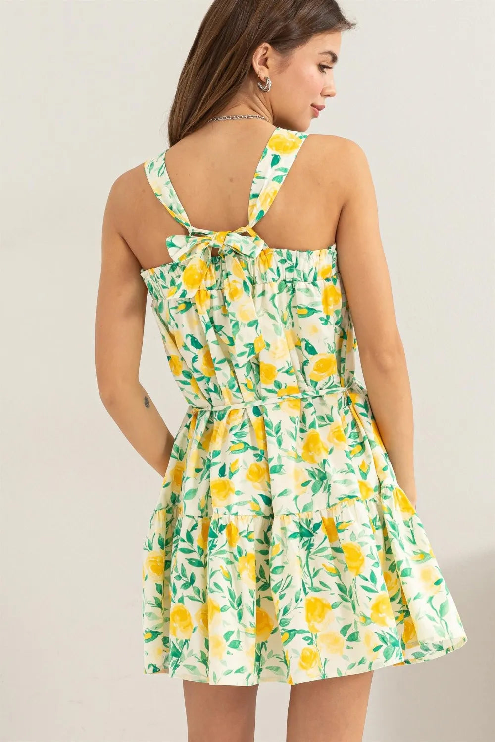 HYFVE Floral Tie Shoulder Mini Dress 46011591-9123-4ba1-87a5-e618e2a2a0de-Max