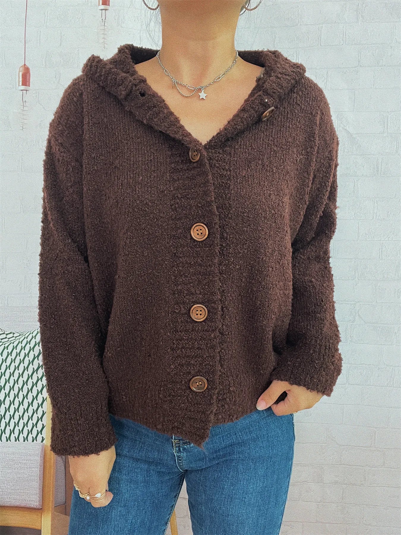 Cozy Button-Up Hooded Cardigan Brown One Size 461551826c554549bed523902d601d53-Max-Origin_1126bcce-f96a-48d0-8fcb-b8218ef3f63a