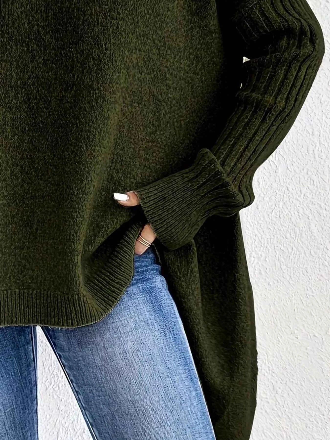 Turtleneck Dropped Shoulder Sweater 461671e9-ada4-416f-943a-88958538ae87-Max-Origin