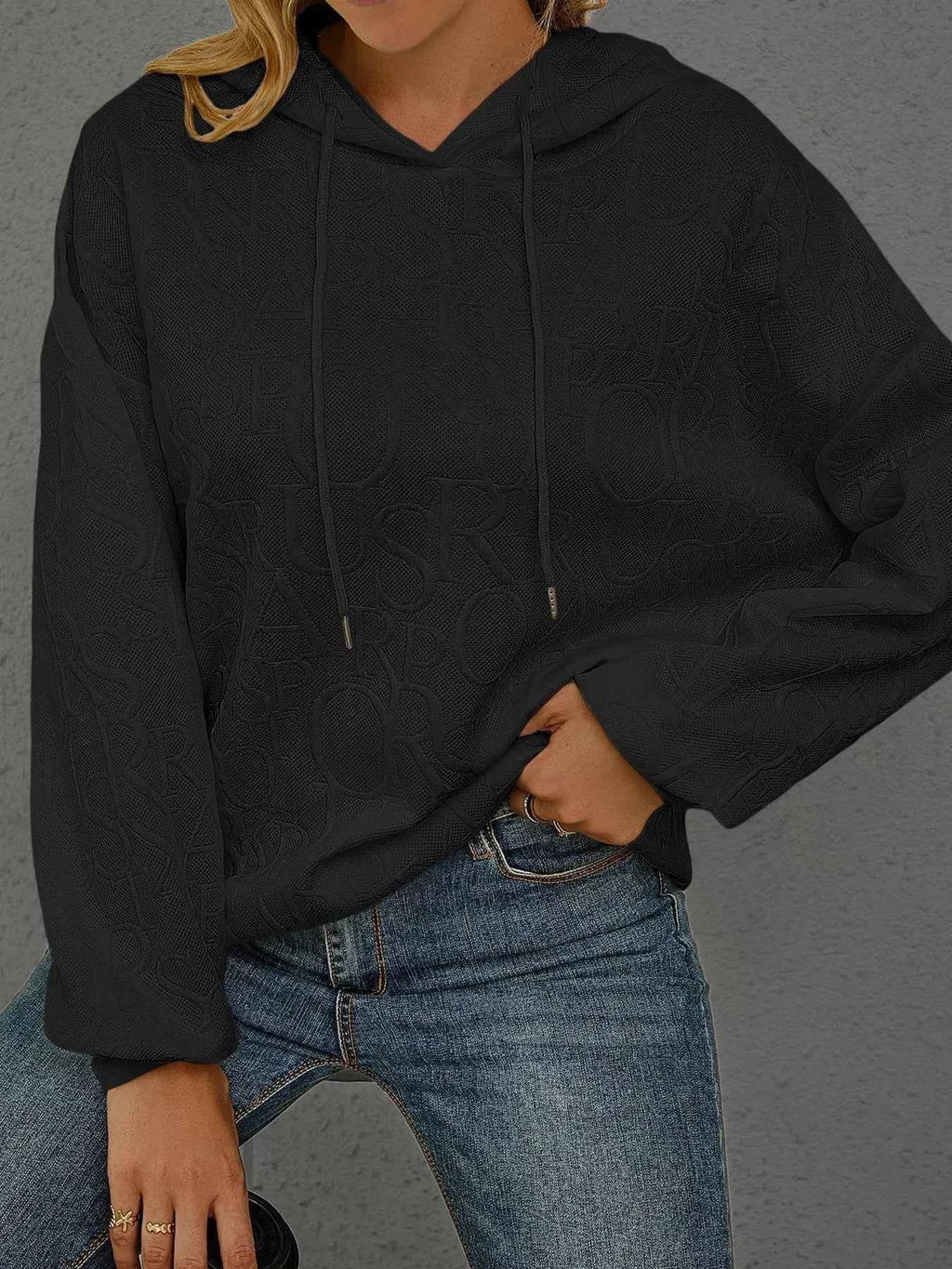 Full Size Embossed Lettering Casual Hoodie Plus Size 4629bdf6-0433-470c-ab7f-d3aa13cc6583-Max-Origin