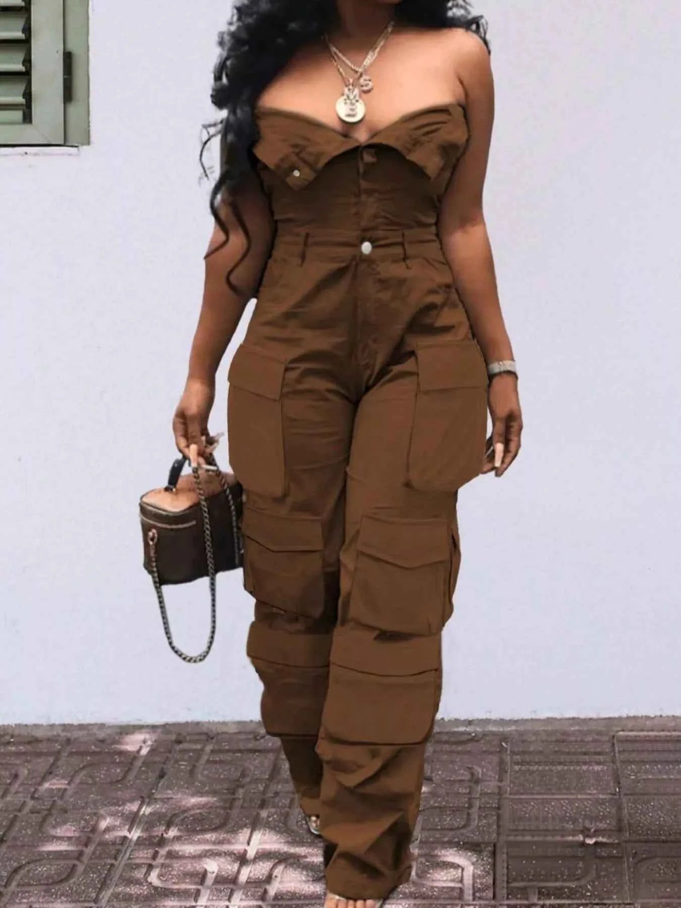 Tube Snap Down Cargo Jumpsuit 463a1358-41a6-48d9-9d34-6cab0f0d6094-Max-Origin
