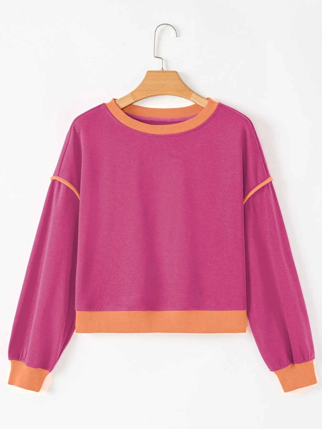 Contrast Trim Long Sleeve Top and Skort Set 4655683e-b07f-431c-9526-fae0b95bb997-Max-Origin