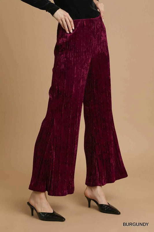 Velvet Pleated Wide Leg Pants 466c83cc-e68e-45d1-b125-effc1f049c9e-Max-Origin