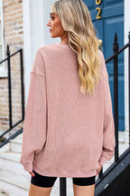 Pink MERRY Christmas Plaid Leopard Heat Transfer Printing Corded Sweatshirt 467c75d7e40c7814