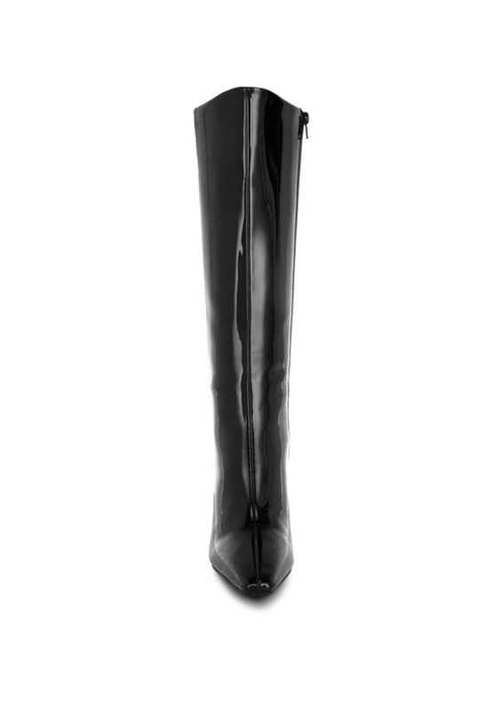 Warley Patent Faux Leather Calf Boots 468f6fee-971b-44d5-b72f-7f4abd22eaa4