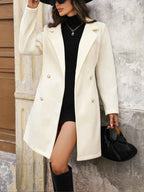 Lapel Collar Long Sleeve Longline Coat 46a06b2c-f74d-4534-9ecc-41964c06c22b-Max-Origin