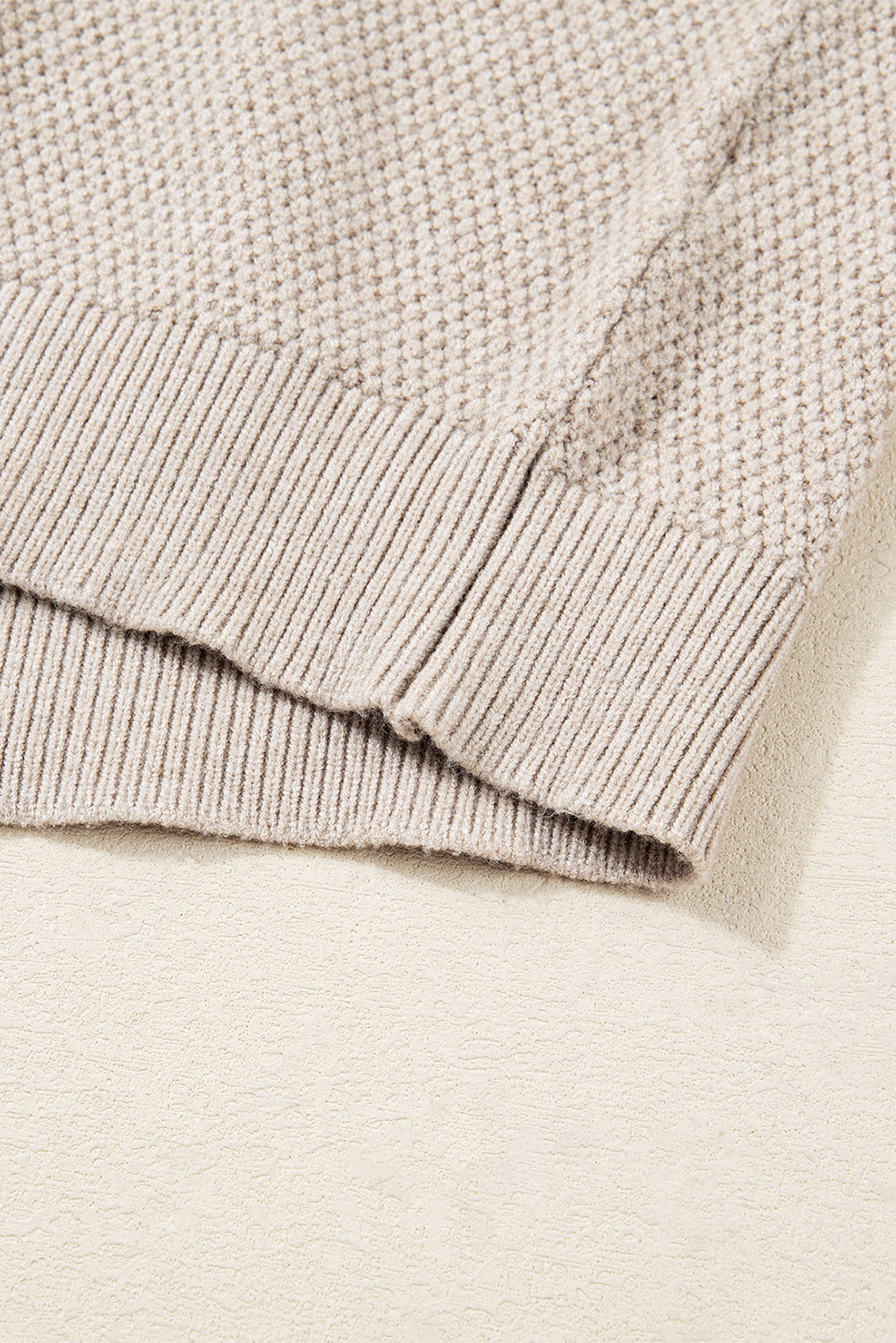 Dark Brown Colorblock Striped Sleeve Detail Knit Sweater 46b2d673fe3fcdcb