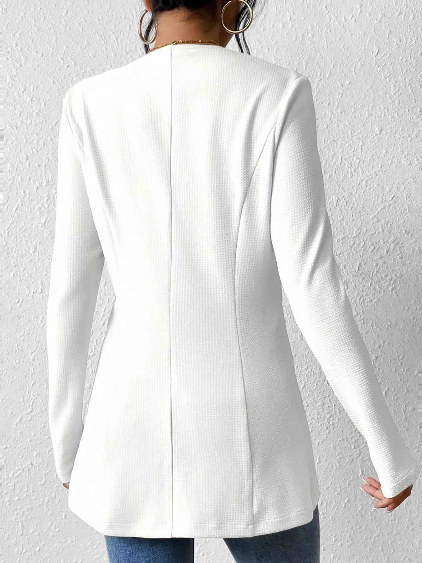 One Button Long Sleeve Blazer 46cda4ad24c945c6a33ddb6edf5a2db3-Max-Origin