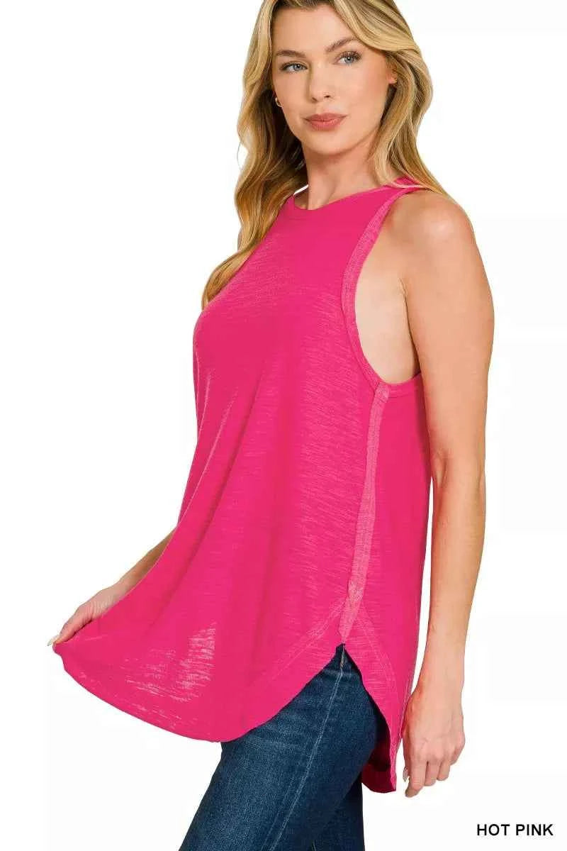 Zenana Curved Hem Slub Tunic Tank 46d75382cbb2454cb16097b468b12aef-Max-Origin