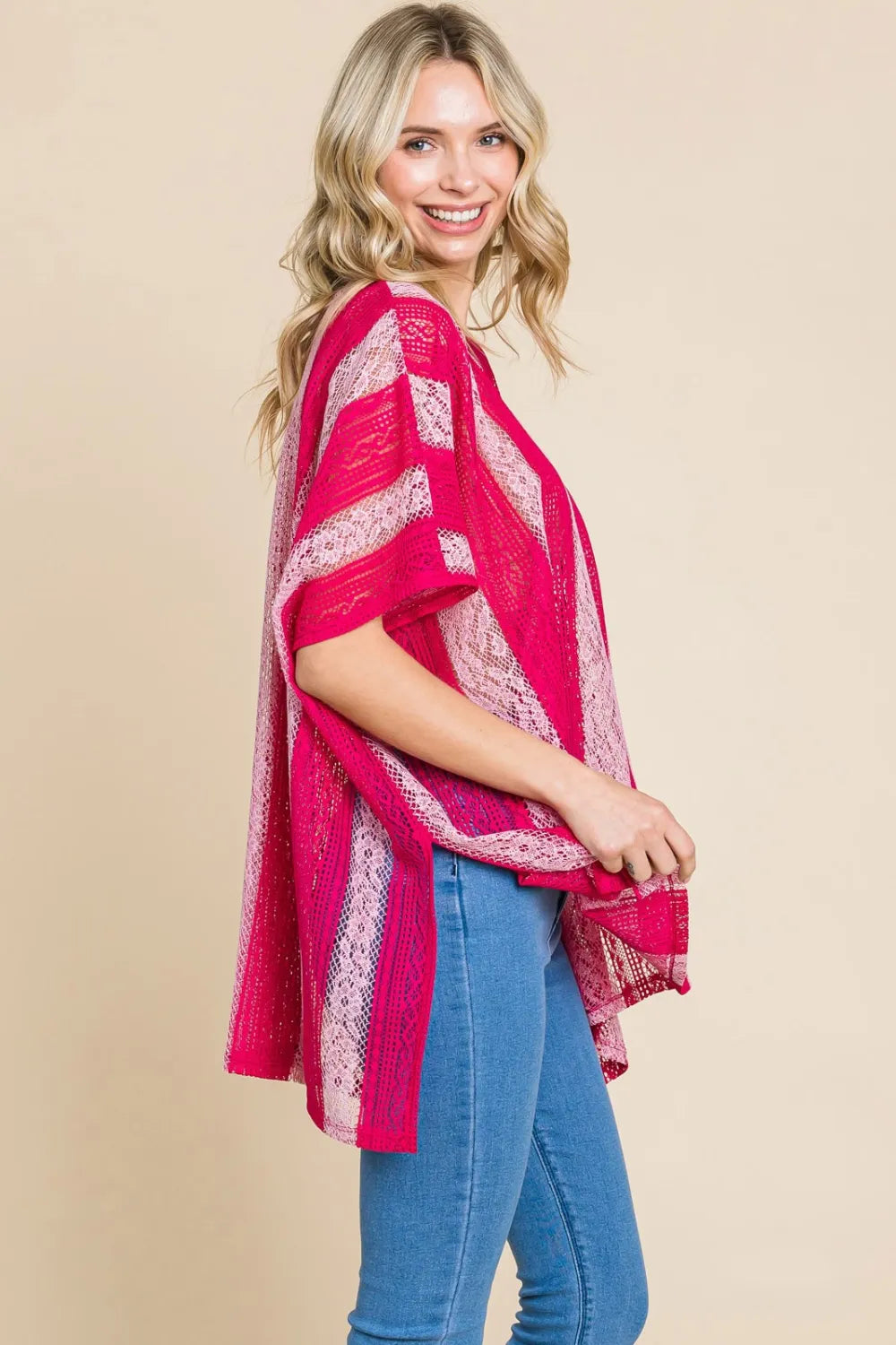 Cotton Bleu by Nu Label V Neck Drop Shoulder Oversize Top 46d8bfce-4431-459d-b409-8878bbdcf8c4-Max