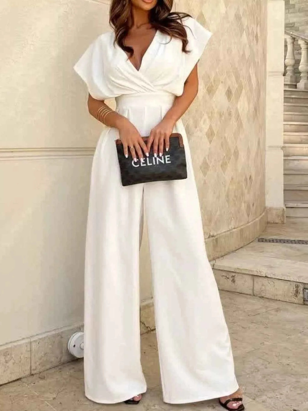 Surplice Wide Leg Jumpsuit 46eb801f-c3b6-40d0-b13e-994fb1d0f8d6-Max-Origin