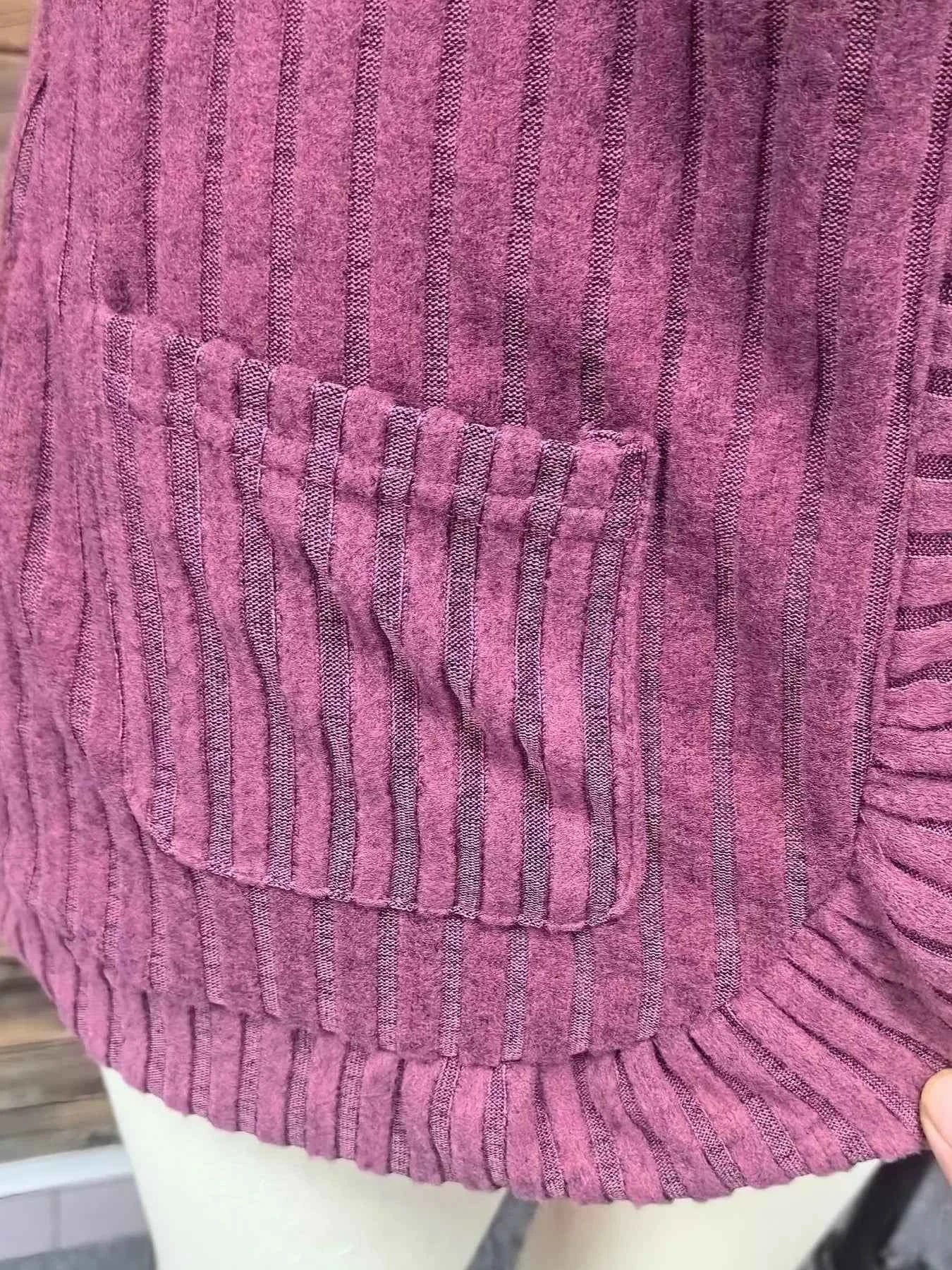 Open Front Ribbed Knit Cardigan 4707216e8a6e45fdae55ec1820a482c2-Max-Origin