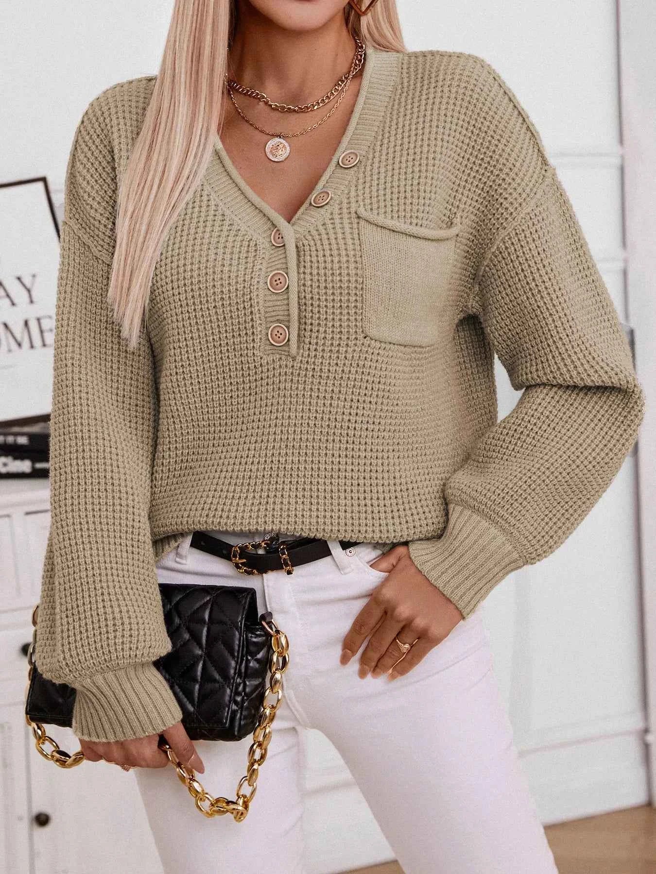 Button Detail Long Sleeve Sweater 47169adb-cb92-4f5c-bb27-b842e2169d6a-Max-Origin