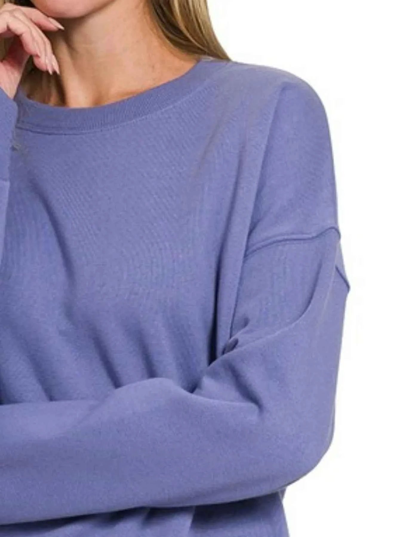Zenana Full Size Fleece Drop Shoulder Sweatshirt Plus Size 471cd911-00bc-4f47-9037-ccc8720a61b1-Max-Origin