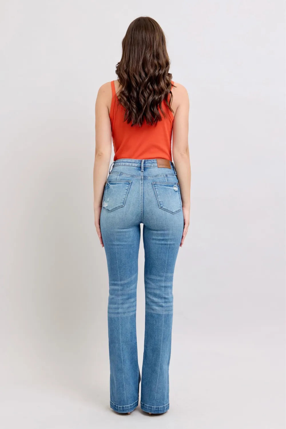 Judy Blue HW Tummy Control Vintage Wash Side Slit Slim Boot Jeans 475abdf3-94bd-4ee8-8212-2860f3aa25d1-Max
